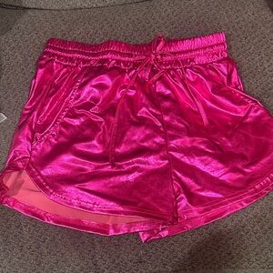 Shiny Pink Women's Shorts